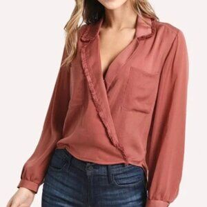 BRICHU WALKER Fringed Blouse Sz XS